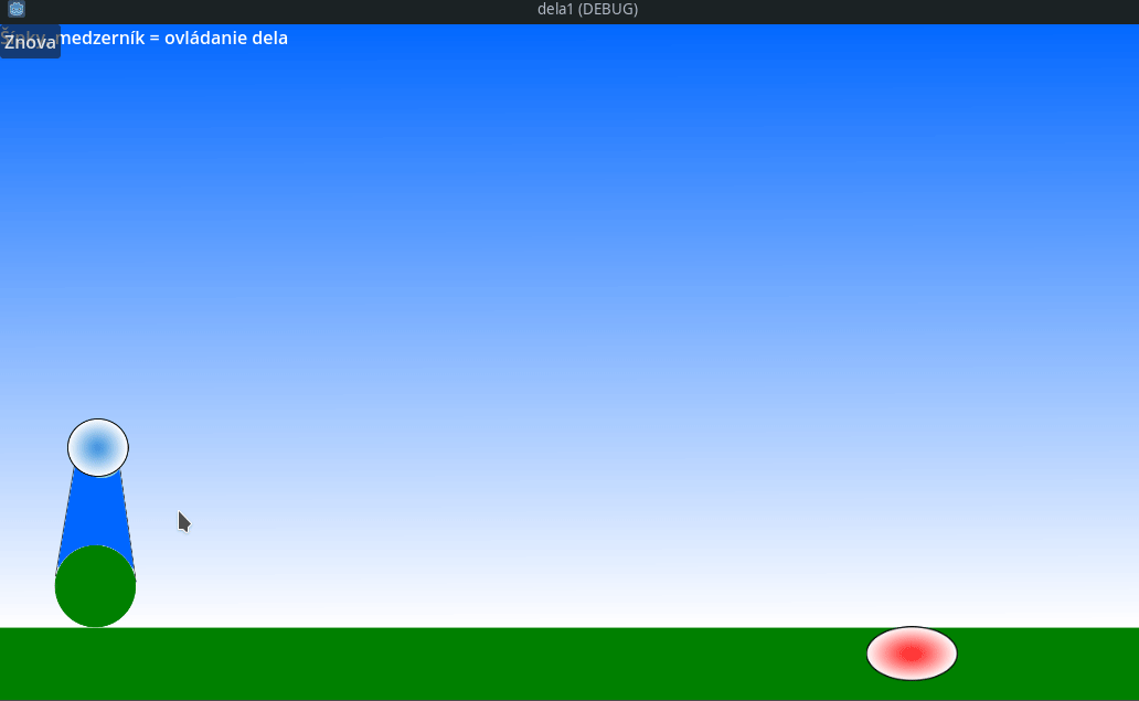 Dnes ma zaujalo, ako ručne spočítať šikmý vrh pre gymnáziá v Godot4